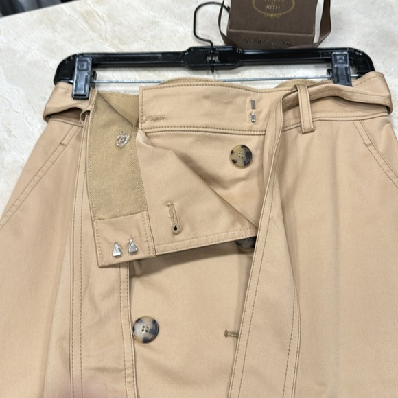 LAFAYETTE 148 NEW YORK PEARSON SKIRT IN HONEYNUT COTTON ELASTANE FABRIC SIZE 6 - Picture 7 of 16